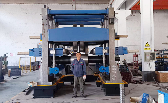 ERW426mm API petroleum high frequency straight seam welded pipe production line