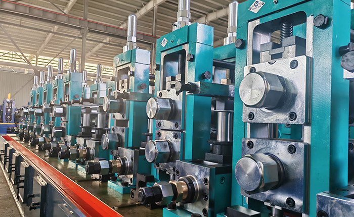 Heavy-duty HG32 precision high-frequency straight seam welded pipe production line