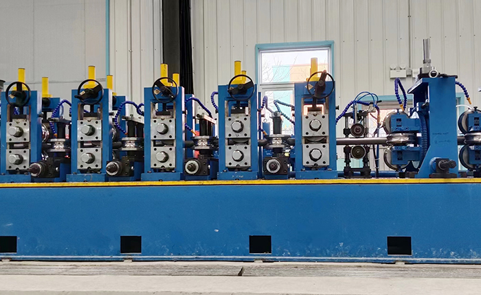 Heavy-duty HG76 precision high-frequency straight seam welded pipe production line