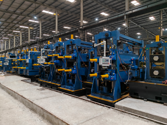 ERW355mm API petroleum high frequency straight seam welded pipe production line